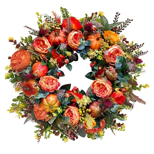 Thanksgiving Wreath Autumn Farmhouse