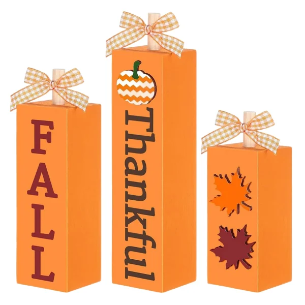 Rustic Autumn Tabletop Decor Set
